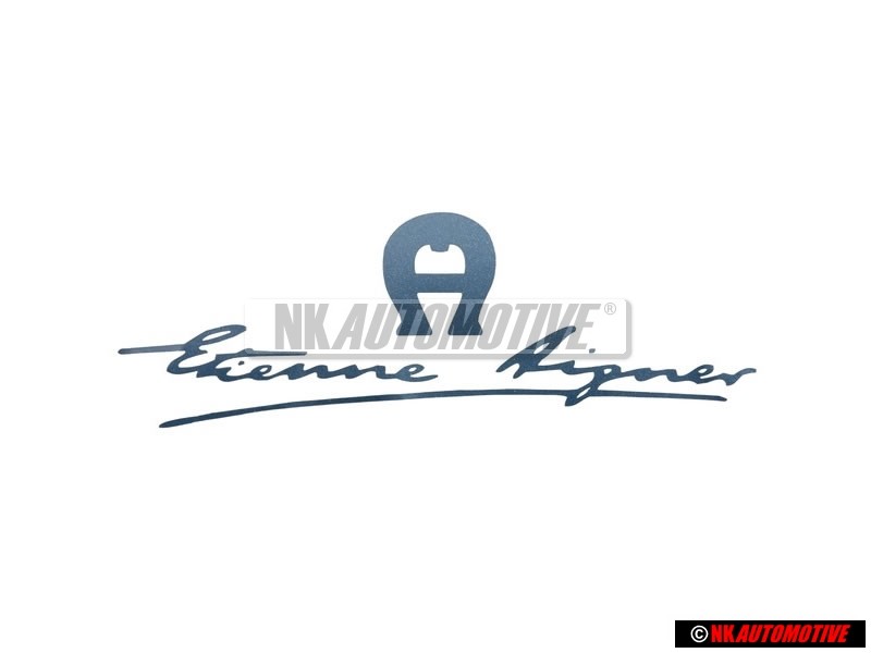 VW CLASSIC PARTS Σήμα Μεμβράνης Μπλε Μεταλλικό - 155853687G F26