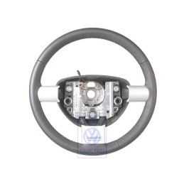 Γνήσιο VW Τιμόνι (Δέρμα) Σατινέ Μαύρο - 1C0419091DPOBC