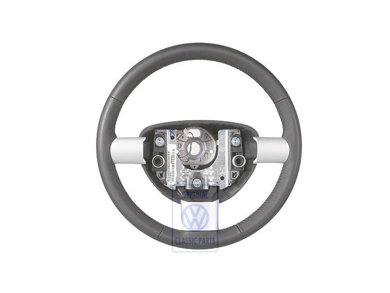 Γνήσιο VW Τιμόνι (Δέρμα) Μαύρο - 1C0419091DQE74