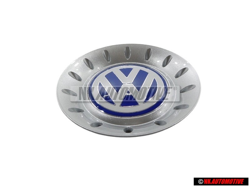 Γνήσιο VW Διακοσμητικό Καπάκι Τροχού Ασημί Brillant/Μπλε/Λευκό - 1C0601149C GTT