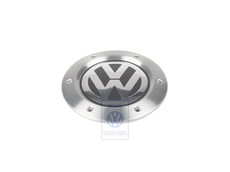 Γνήσιο VW Διακοσμητικό Καπάκι Τροχού Χρώμιο Γυαλιστερό/Ανθρακί - 1C0601149L MBL