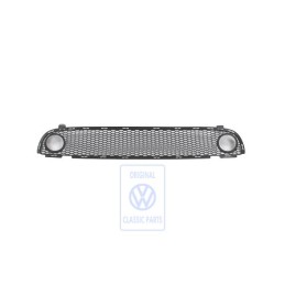 Γνήσιο VW Γρίλια Οδηγού Αερα Σατινέ Μαύρο - 1C0807681G 01C