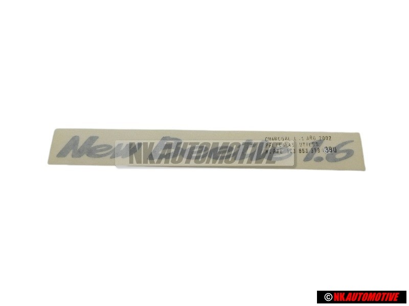 Γνήσιο VW Επιγραφή Ασημί - 1C0853313 3BU