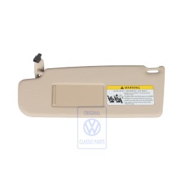 Γνήσιο VW Σκιάδιο Με Καθρέφτη Και Κάλυμμα Cream - 1C0857551E 2J6