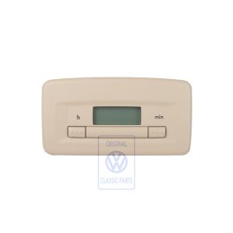 Γνήσιο VW Ψηφιακό Ρολόι Κρεμ Μπεζ - 1C0919203 3PT