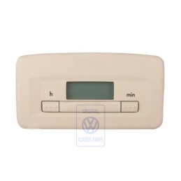 Γνήσιο VW Ψηφιακό Ρολόι Κρεμ Μπεζ - 1C0919203A 3PT