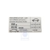 Γνήσιο VW Πινακίδα Για Πίεση Ελαστικών - 1E0010076N