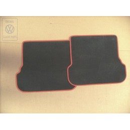 Γνήσιο VW 1 Σετ Πατάκια Μαύρο/Tropic Πορτοκαλί - 1E0061224E GKV