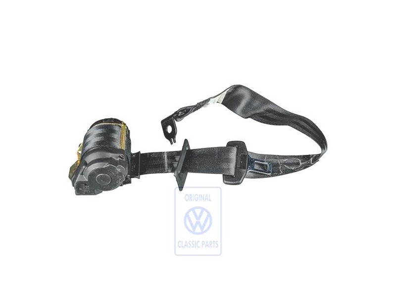 Γνήσιο VW Ζώνη Ασφαλείας Τριών Σημείων Σατινέ Μαύρο - 1E0857805A B41