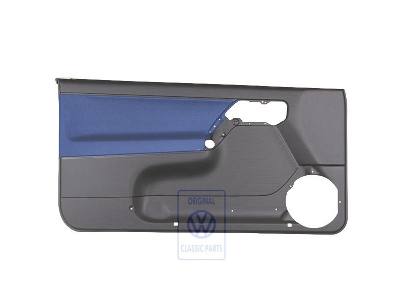 Γνήσιο VW Επένδυση Πόρτας (Ύφασμα) Μαύρο/Orbitblue - 1E0867011ANHFR