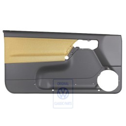 Γνήσιο VW Επένδυση Πόρτας (Ύφασμα) Μαύρο/Futura Κίτρινο - 1E0867011ANHFT