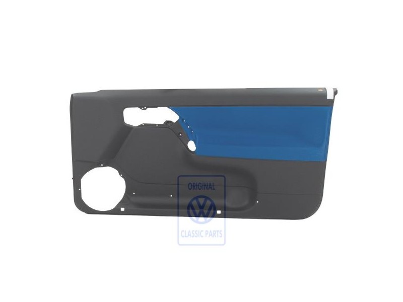 Γνήσιο VW Επένδυση Πόρτας (Ύφασμα) Μαύρο/Jazzblue - 1E0867012ATLZQ