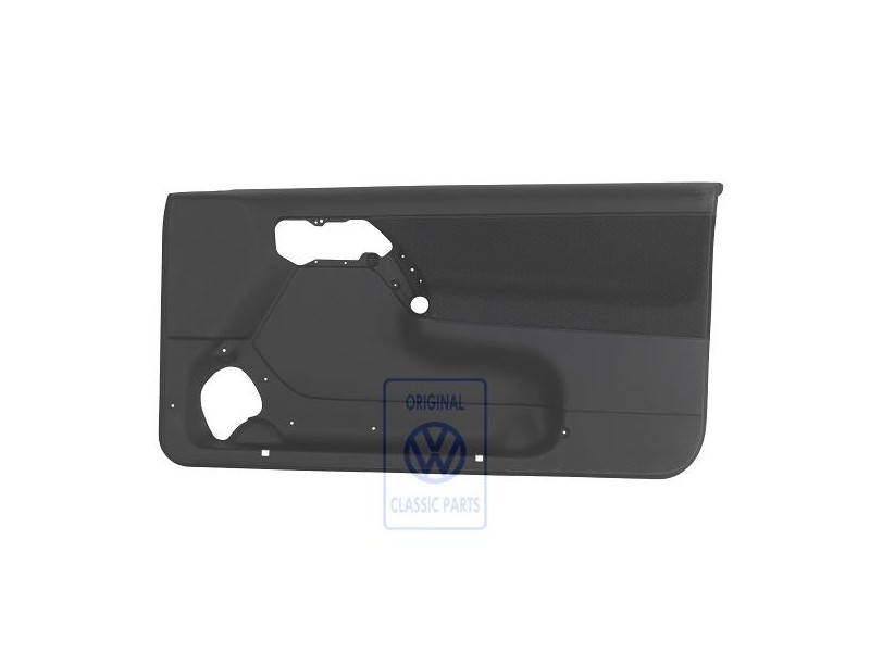Γνήσιο VW Επένδυση Πόρτας (Ύφασμα) Μαύρο - 1E0867012D BFY