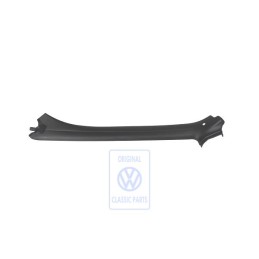 Γνήσιο VW Επένδυση Κολόνας A Σατινέ Μαύρο - 1E0867233 B41