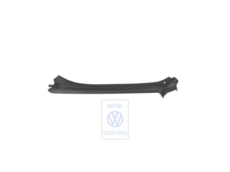 Γνήσιο VW Επένδυση Κολόνας A Σατινέ Μαύρο - 1E0867233 B41