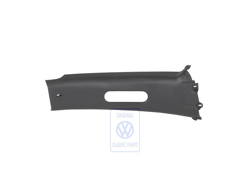 Γνήσιο VW Επένδυση Κολόνας Β Σατινέ Μαύρο - 1E0867244 B41