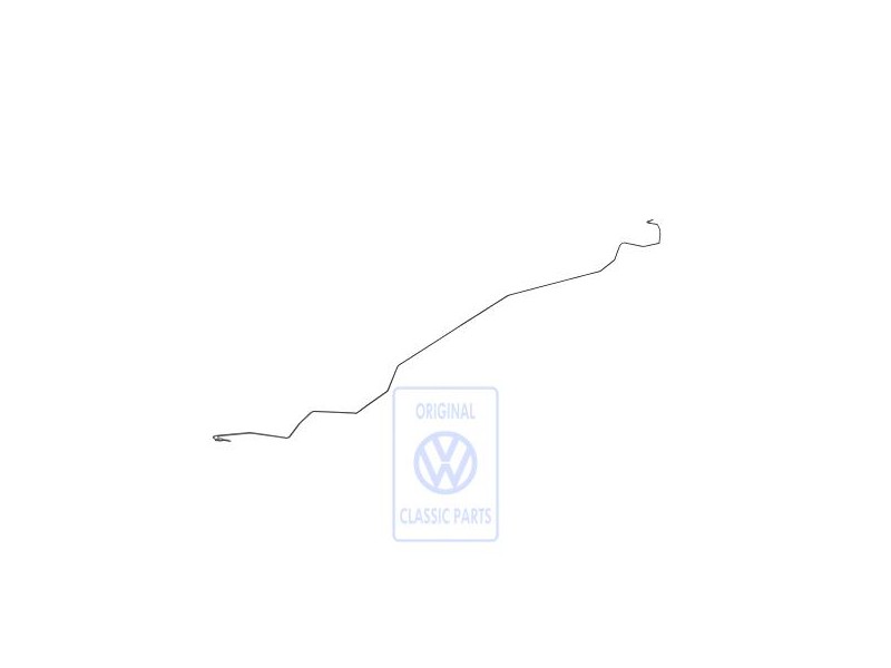 Γνήσιο VW Σωλήνας Φρένων Από Διανομέα Προς Στοιχείο Σύνδεσης - 1J0611742C