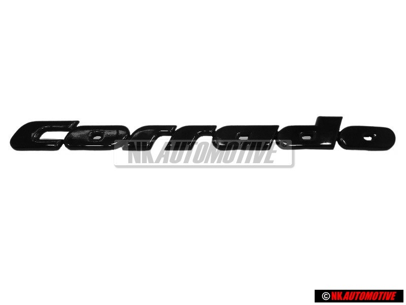 Γνήσιο VW CORRADO Οπίσθιο Σήμα Έμβλημα Μάυρο - 535853687