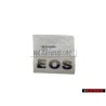 Γνήσιο VW EOS Οπίσθιο Σήμα Έμβλημα Χρωμέ - 1Q0853687 739