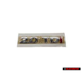 Γνήσιο VW 2.0 TDI Οπίσθιο Σήμα Έμβλημα Χρωμέ Κόκκινο - 1T0853675H GQF