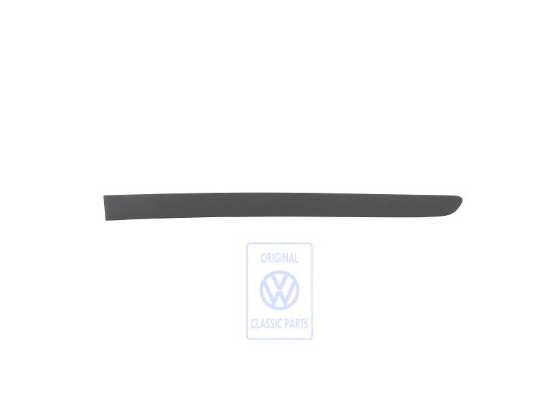 Γνήσιο VW Λωρίδα Προστασίας Για Πόρτα Σατινέ Μαύρο - 1T0853753B 9B9
