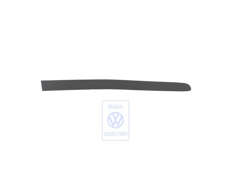 Γνήσιο VW Λωρίδα Προστασίας Για Πόρτα Σατινέ Μαύρο - 1T0853754B 9B9