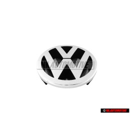 Γνήσιο VW Εμπρόσθιο Σήμα Έμβλημα Μάσκας Χρωμέ - 1T0853601