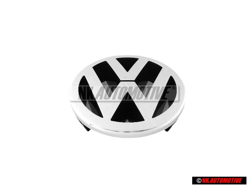 Γνήσιο VW Εμπρόσθιο Σήμα Έμβλημα Μάσκας Χρωμέ - 1T0853601