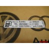 Γνήσιο VW Πινακίδα Bleifrei Unleaded Sans Plomb - 037010046S