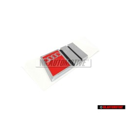 Γνήσιο Audi S4 Οπίσθιο Σήμα Έμβλημα Χρωμέ Κόκκινο - 8D0853737B 2ZZ