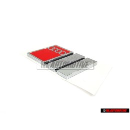 Γνήσιο Audi S4 Οπίσθιο Σήμα Έμβλημα Χρωμέ Κόκκινο - 8D0853737B 2ZZ