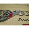 Γνήσιο Audi S-LINE Εμπρόσθιο Σήμα Έμβλημα Μάσκας Χρωμέ Κόκκινο - 8P4853736A 2ZZ