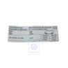 Γνήσιο VW Πινακίδα Για Πίεση Ελαστικών - 2D0010231J