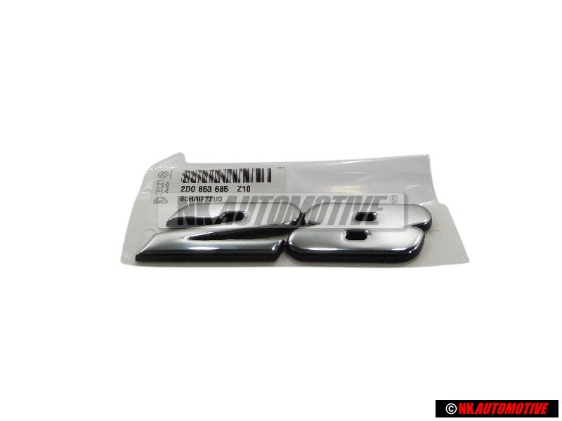Γνήσιο VW LT28 Πλαϊνό Σήμα Έμβλημα Χρωμέ - 2D0853685 Z10