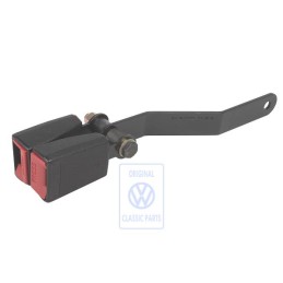 Γνήσιο VW Ασφάλεια Διπλής Ζώνης Σατινέ Μαύρο - 2D0857488 01C