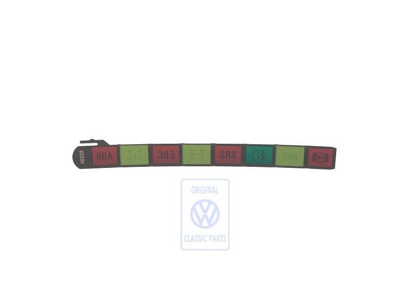 Γνήσιο VW Φορέας Συμβόλων Για Τις Λυχνίες Ελέγχου - 2D0919218D