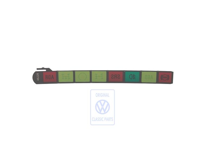 Γνήσιο VW Φορέας Συμβόλων Για Τις Λυχνίες Ελέγχου - 2D0919218F