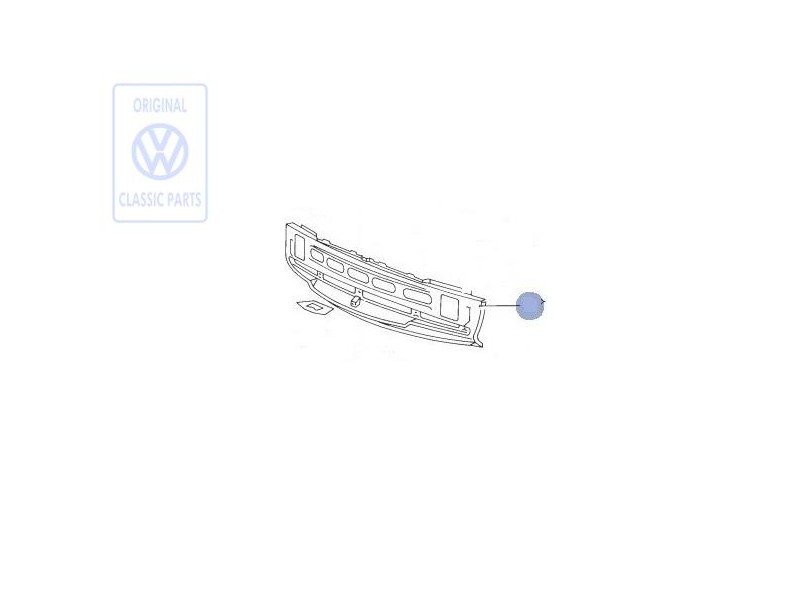 Γνήσιο VW Τερματική Λαμαρίνα Εμπρός - 321805581J
