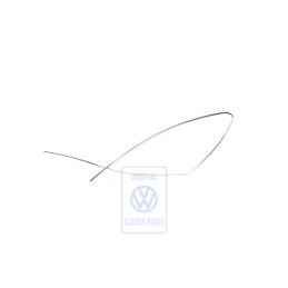 Γνήσιο VW Διακ Λωρίδα Για Πλευρικό Τζάμι Χρωμέ - 331853348B 7ZN