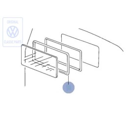 Γνήσιο VW Προστ. Λωρίδα Πλαϊνού Τμήματος Γραφίτης - 333853536 2BC