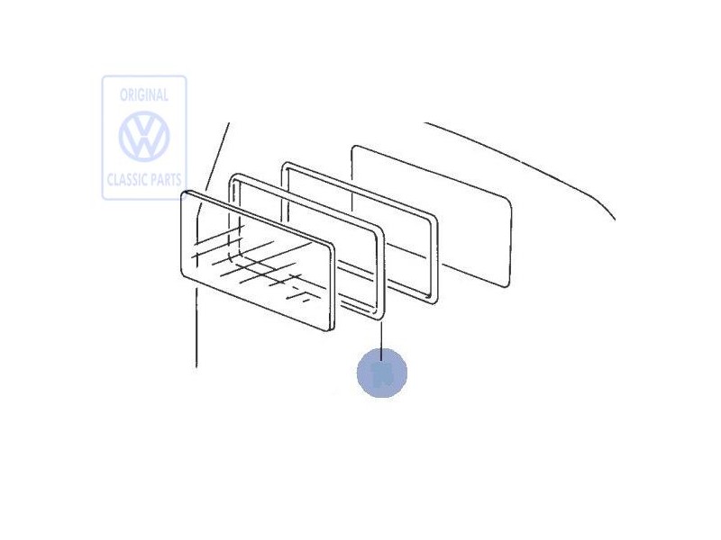 Γνήσιο VW Προστ. Λωρίδα Πλαϊνού Τμήματος Γραφίτης - 333853536 2BC