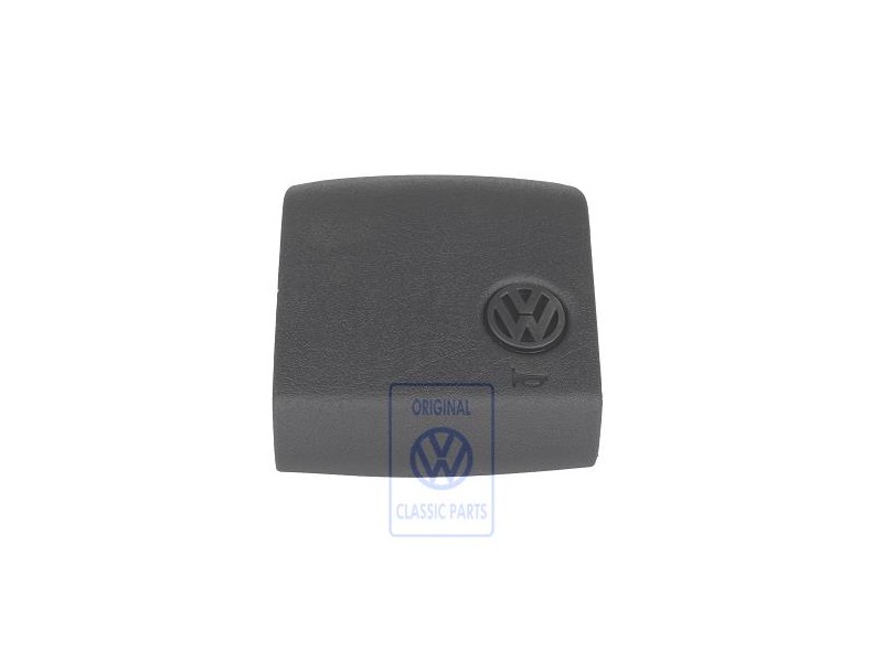 Γνήσιο VW Πλήκτρο Κόρνας Σατινέ Μαύρο - 357419669B 01C