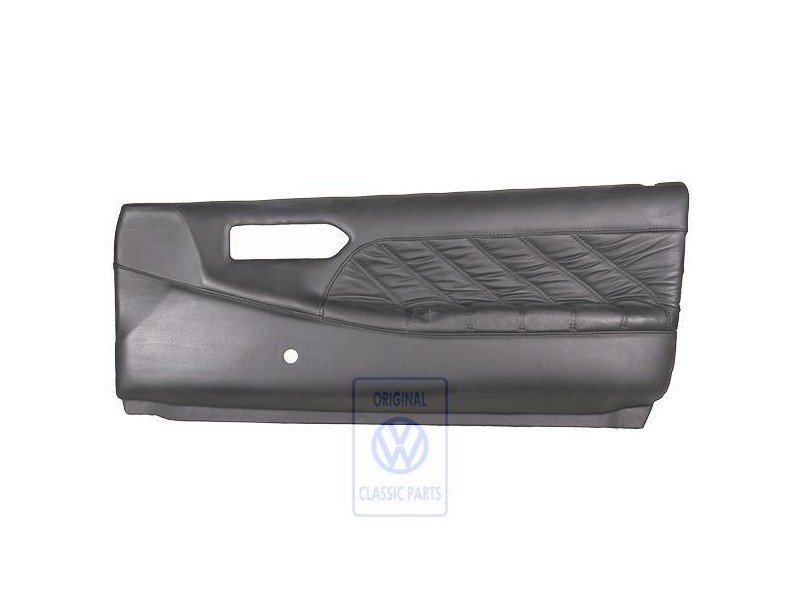 Γνήσιο VW Επένδυση Πόρτας (Δέρμα) Μαύρο - 357867016E 1BX